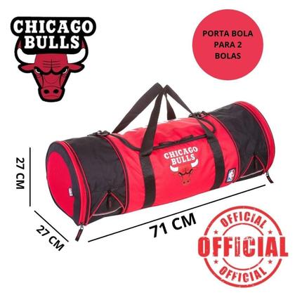 Imagem de Sacola Nba Chicago Bulls Legend Com 2 Bolsos Com Porta-Bolas