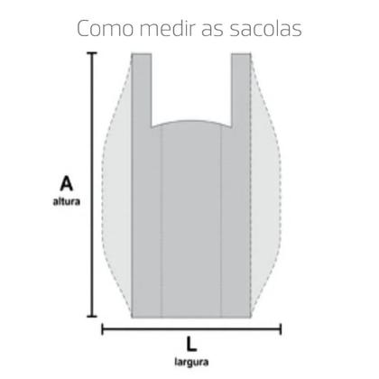 Imagem de Sacola Plástica 38x48cm - 1000 Unidades