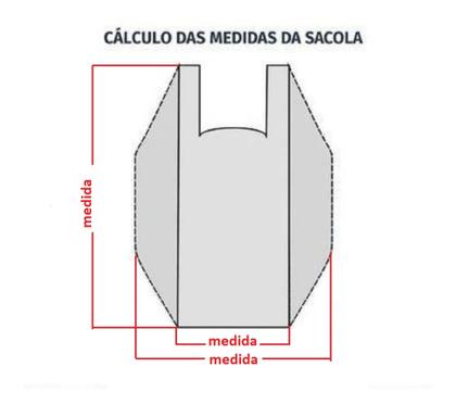 Imagem de Sacola Plástica Virgem 38x48 Espessura Fina com 1.000 unidades