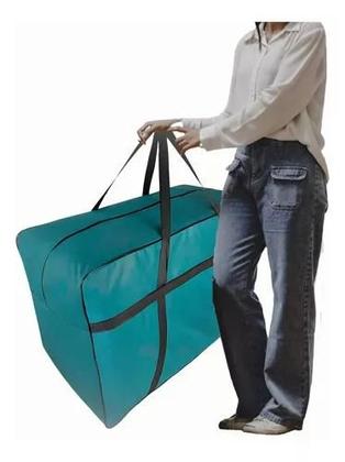 Imagem de Sacolão Gigante Viagem Mega Ggg 85x60x26 Sacoleira Bolsa 