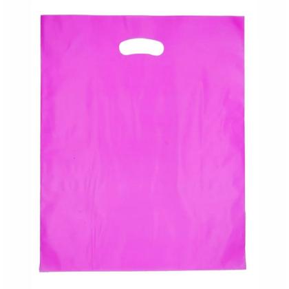 Imagem de Sacolas Plástica Boca de Palhaço alça vazada reta com 1kg.