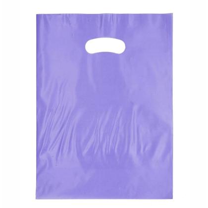 Imagem de Sacolas Plástica Boca de Palhaço alça vazada reta com 1kg.