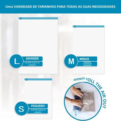 Sacos de Compressão para Viagem - Economize Espaço na Bagagem e em Cruzeiros Imagem de Sacos de Compressão para Viagem - Economize Espaço na Bagagem e em Cruzeiros