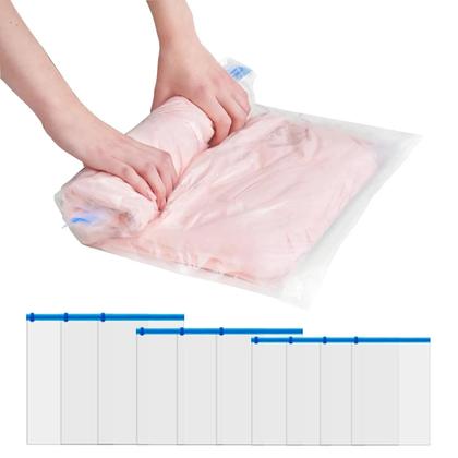 Sacos de Compressão para Viagem - Economize Espaço na Bagagem e em Cruzeiros Imagem de Sacos de Compressão para Viagem - Economize Espaço na Bagagem e em Cruzeiros