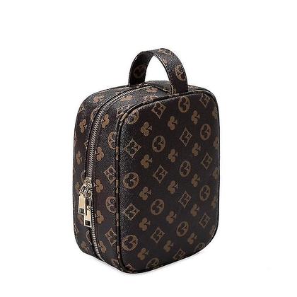 Imagem de Sacos de higiene pessoal cosméticos organizador de bolsa de maquiagem feminina kit de higiene pessoal feminino estojo de bolsa de cosméticos designer de luxo beleza