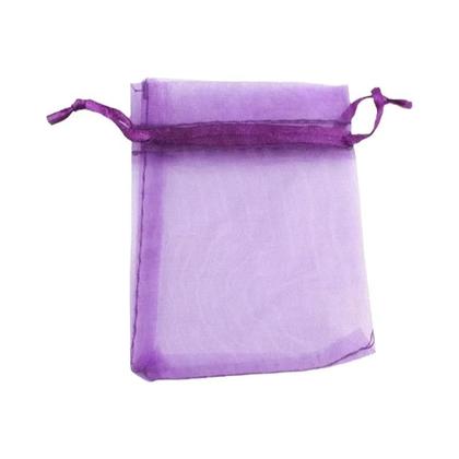 Imagem de Sacos de Presente de Organza (50 Peças) - Tamanhos Variados (7x9, 9x12, 10x15, 13x18cm)