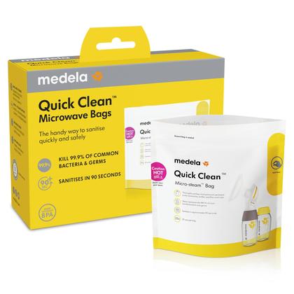 Imagem de Sacos de vapor Medela Quick Clean Micro-Steam para garrafas de 5 unidades