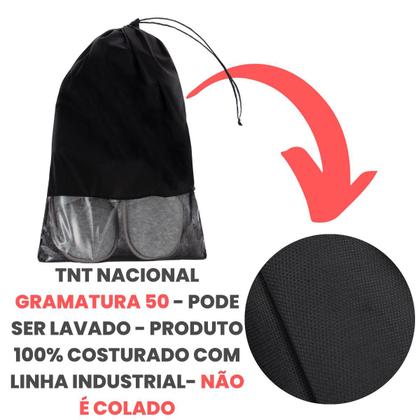 Imagem de Sacos Para Sapatos e Roupas de Tnt Com Visor 48un