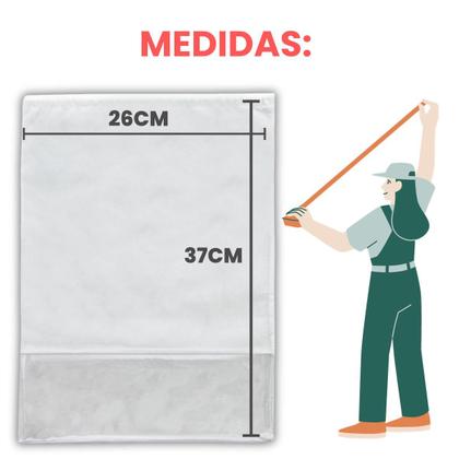 Imagem de Sacos Para Sapatos e Roupas De Tnt Com Visor e Zíper 12un