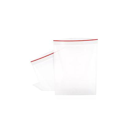 Imagem de Sacos Plásticos Zip Lock nº02 06x09cm Com 100 Unidades Alimentos Freezer Armazenar Hermético