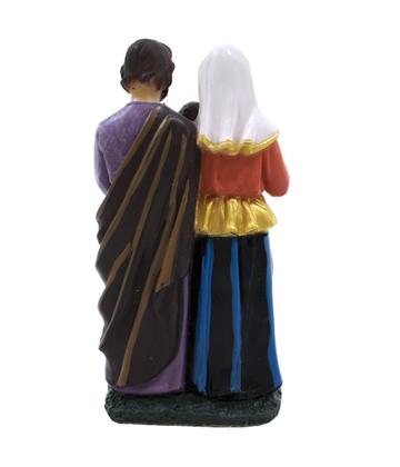 Imagem de Sagrada Família 8cm  Enfeite Resina
