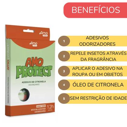 Imagem de Sai Mosquito Adesivo Repelente Infantil Natural Babydeas Citronela 4