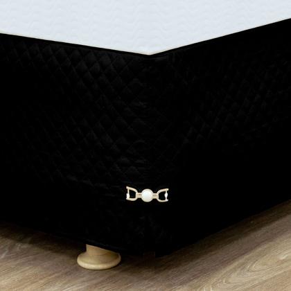 Imagem de Saia Box Matelada Queen com Pingente