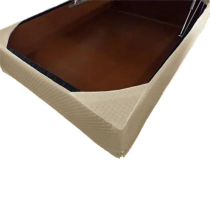 Imagem de Saia cama Box bau Casal Matelada Com Pingente