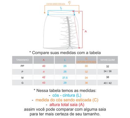 Imagem de Saia Colissê Preta com Drapeado - Gringa - Saída de Praia Tela Arrastão