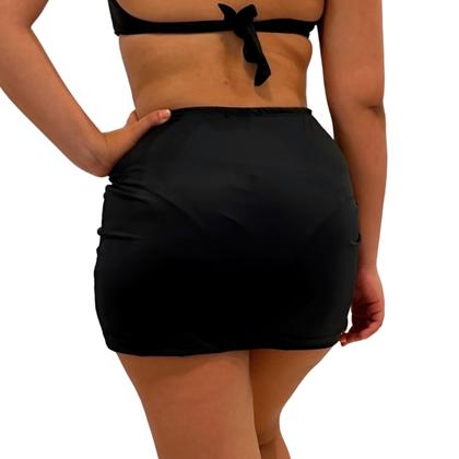 Imagem de Saia Curta Franzida Malha Saída de Praia