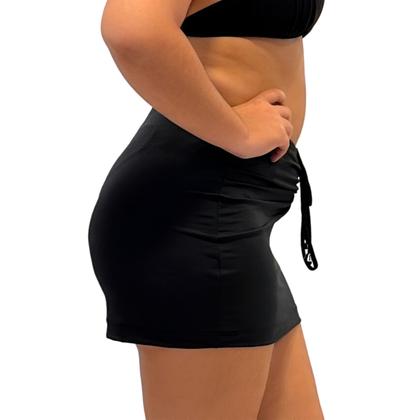 Imagem de Saia Curta Franzida Malha Saída de Praia