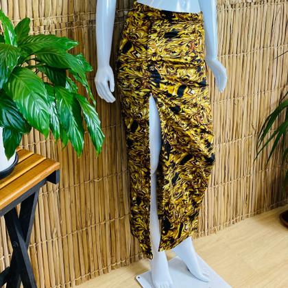 Imagem de Saia Dança do Ventre Midi com Fenda Aberta Estampada  - SMFA-3