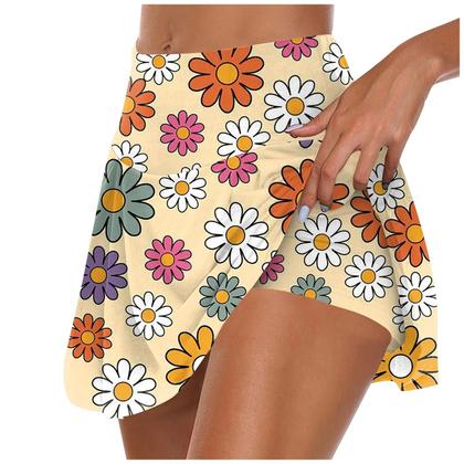 Imagem de Saia De Tênis Plissada E Elástica Para Mulheres, Saia De Yoga E Golfe Com Shorts Internos