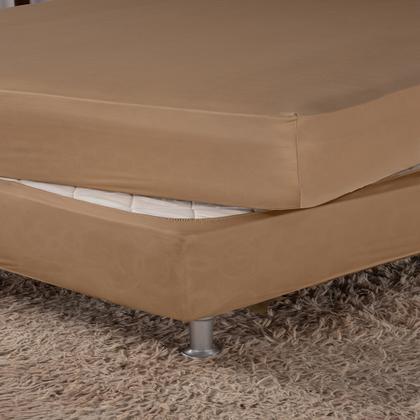 Imagem de Saia Fit Para Cama Box Casal Padrão Malha Elástica Grossa e Resistente