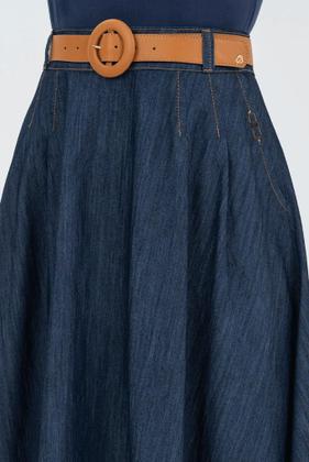 Imagem de Saia Jeans Godê Via Tolentino