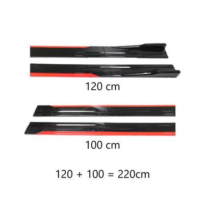 Imagem de Saia Lateral Regulável Black Piano com Vermelho Polo Onix GM