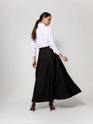 Imagem de Saia longa feminina social com bolso evangélica ALFAIATARIA sai-007