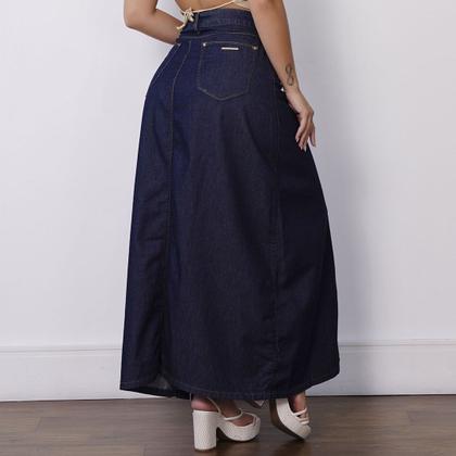 Imagem de Saia Longa Jeans com Fenda Feminina RI19 - 76779