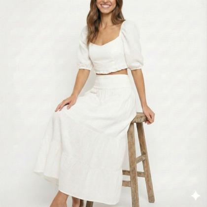 Imagem de Saia longa Três Marias Elegante para Noites de Gala Casamento Civil