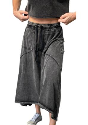 Imagem de Saia midi estonada