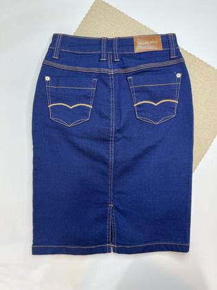 Imagem de Saia Midi Jeans Feminina Michele Collection Ref. 1201