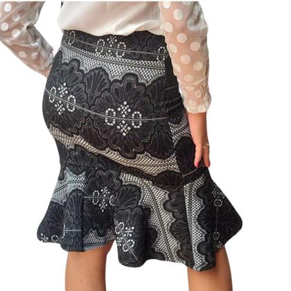 Imagem de Saia Midi Linda Modeladora Plus Size Evangelica Crente 