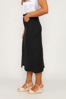 Imagem de Saia midi linho