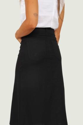 Imagem de Saia midi linho