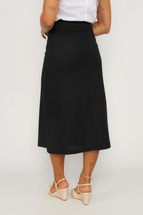 Imagem de Saia midi linho