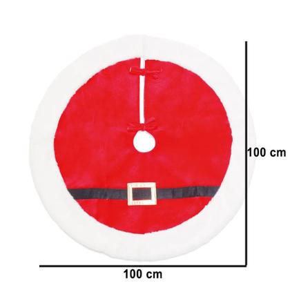 Imagem de Saia para Árvore de Natal - Roupa Noel - 100cm - 1 unidade - Cromus - Rizzo