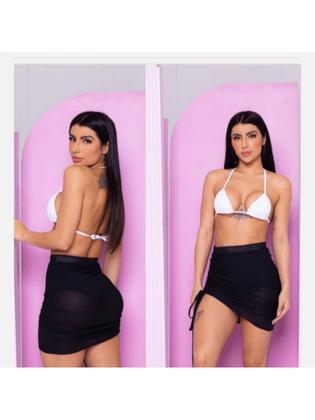 Imagem de Saia Saída de Praia curta