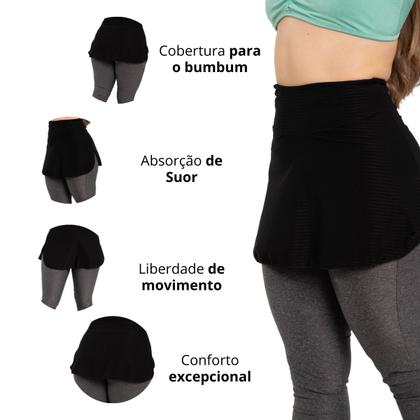 Imagem de Saia Tapa Bumbum P/ Academia Treino Varios Tamanhos Feminino