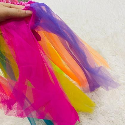 Imagem de Saia Tule Clorida Para Adulto Ou Adolecente Carnaval Cosplay Festa HF82925