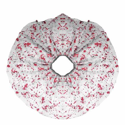 Imagem de Saia Tule Halloween Branca com Sangue - 30cm