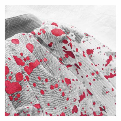 Imagem de Saia Tule Halloween Branca com Sangue - 30cm