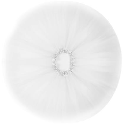 Imagem de Saia tutu BFONS de tule de 3 camadas para mulheres branca