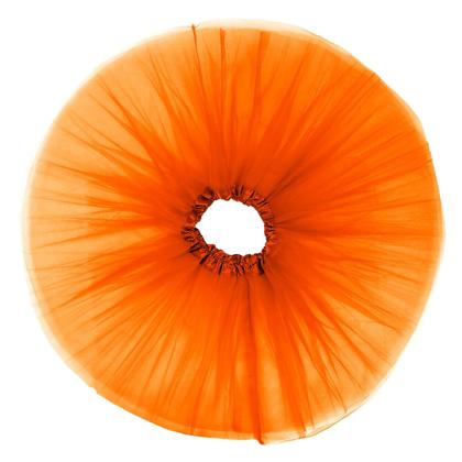 Imagem de Saia tutu BFONS para mulheres, tule laranja de 3 camadas