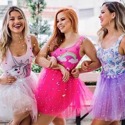 Imagem de Saia Tutu Tule Tamanho Adulto E Infantil P/ Halloween 40cm