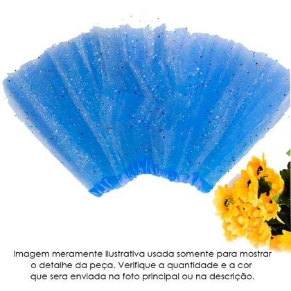 Imagem de Saia Tutu Tule Tamanho Adulto E Infantil P/ Halloween 40cm