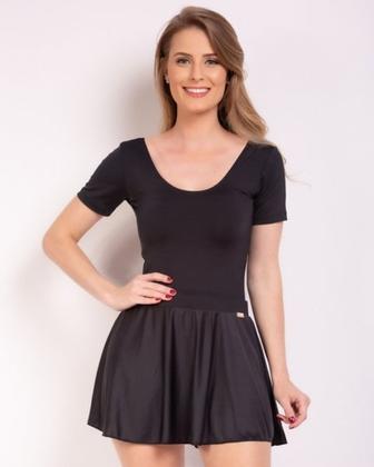 Imagem de Saias Transpassada para Ballet ,Jazz  nas cores Rosa e Preta Infantil 