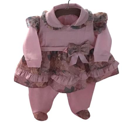 Imagem de Saída de Maternidade Menina Natalie Rosê 04 Peças