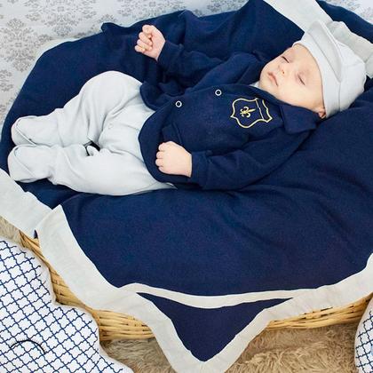 Imagem de Saída de Maternidade Menino Luxo Artur Marinho 05 Peças