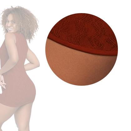 Imagem de Saída de Praia Vestido Curto Crochê Regata Com Alças Em Viés