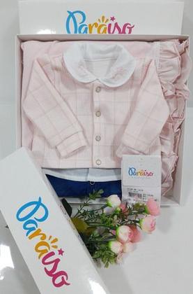 Imagem de - Saida Maternidade Luxo Bebê Menina Paraiso Enxoval Cd 11670